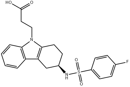 3R-[[(4-Fluorophenyl)sulfonyl]amino]-1,2,3,4-tetrahydro-9H-. carbazole-9-propanoic acid(116649-85-5)
